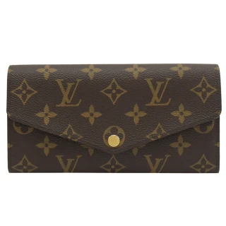 【Louis Vuitton 路易威登】LV M60531 新版經典花紋扣式發財零錢長夾(現貨)