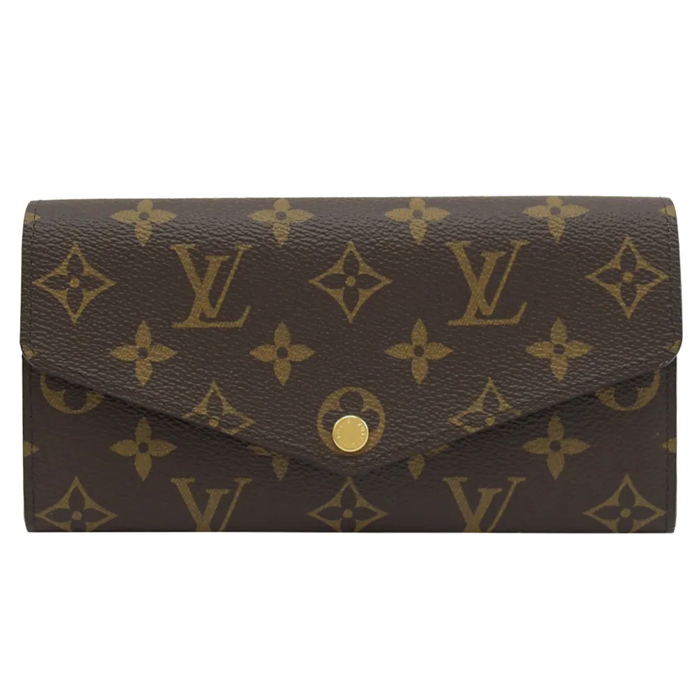 【Louis Vuitton 路易威登】LV M60531 新版經典花紋扣式發財零錢長夾(現貨)