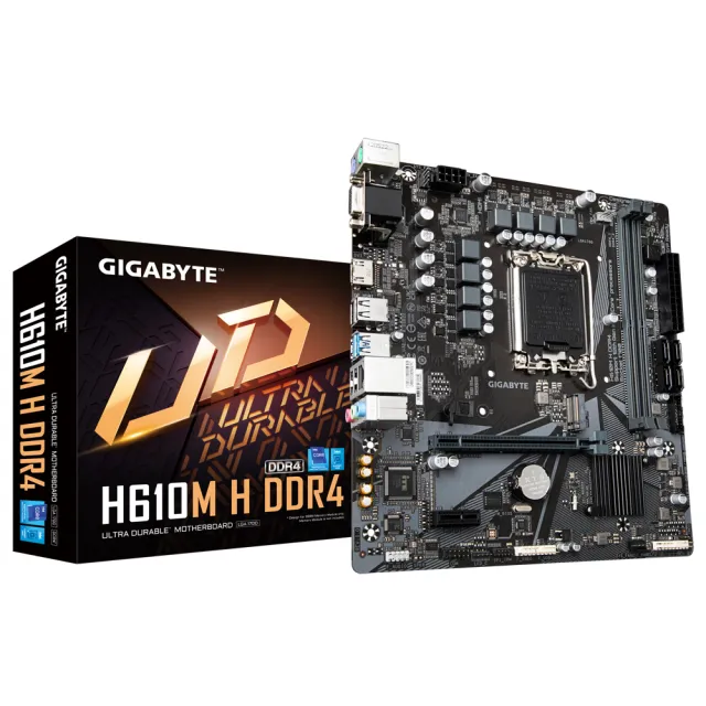 【GIGABYTE 技嘉】【GIGABYTE 技嘉】H610M H DDR4 INTEL主機板