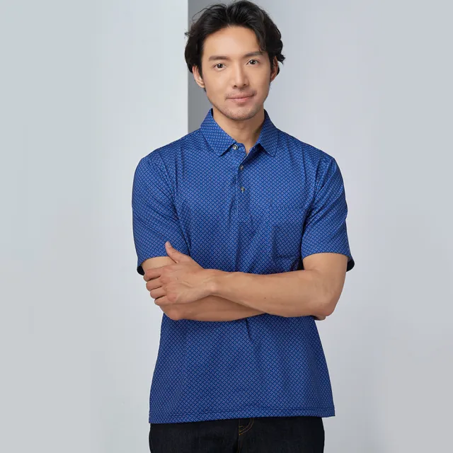 【per-pcs 派彼仕】紳士率性風格POLO衫_藍(723508)
