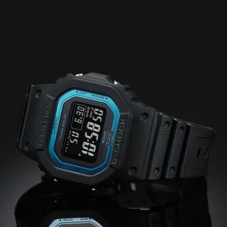【CASIO 卡西歐】G-SHOCK 太陽能電波校時藍牙電子錶 情人節 禮物(GW-B5600-2/速)