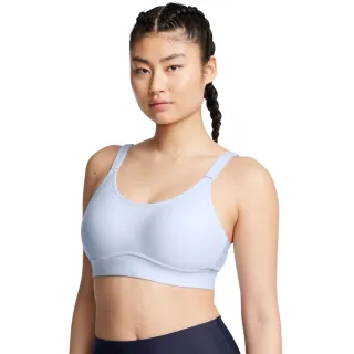 【UNDER ARMOUR】UA 女 Infinity 中衝擊運動內衣_1384123-464(藍白色)