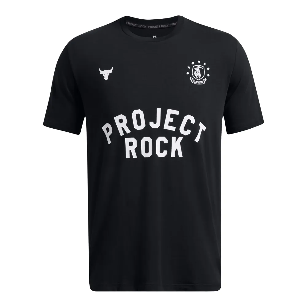 【UNDER ARMOUR】UA 男 Pjt Rock 短袖T-Shirt_1386890-001(黑色)