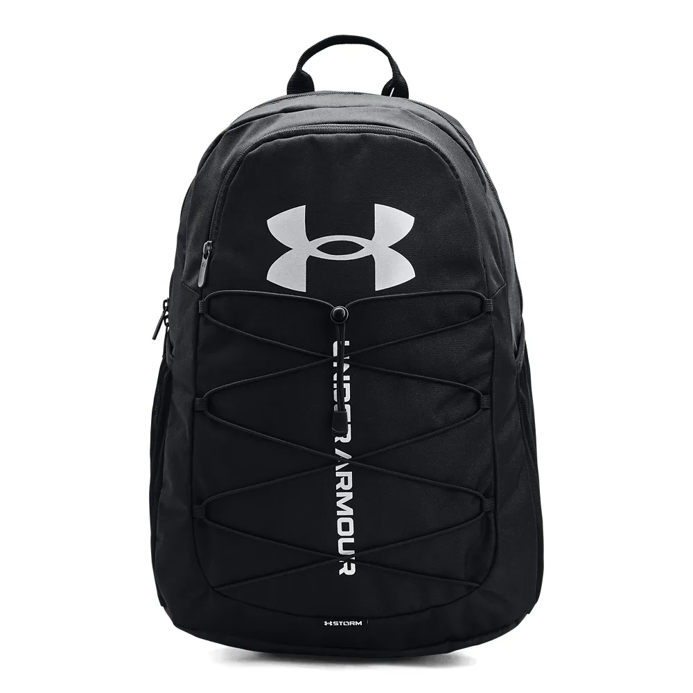 【UNDER ARMOUR】UA 男女同款 Hustle Sport後背包_1364181-001(黑色)