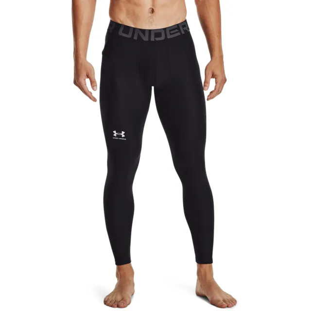 【UNDER ARMOUR】UA 男 HG Armour緊身運動長褲_1361586-001(黑色)