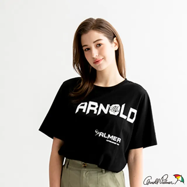 【Arnold Palmer 雨傘】女裝-經典LOGO設計短袖T(多款任選)