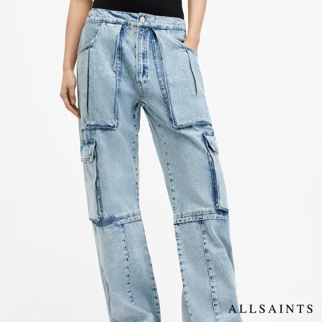 【ALLSAINTS】ECHO 直筒工裝多口袋牛仔褲 W061EA(直筒版型)