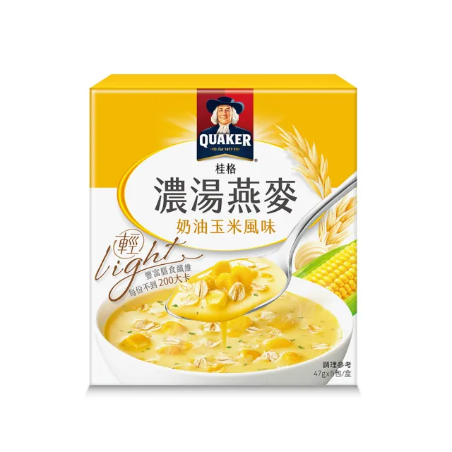 【QUAKER 桂格】濃湯燕麥系列口味任選3入組(鮮蔬蘑菇/番茄牛肉風味/奶油玉米/白醬雞肉風味/洋蔥起司)