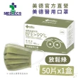 【MEDTECS 美德醫療】美德醫用口罩4盒 50片/盒(成人口罩/小臉口罩/大兒童口罩)