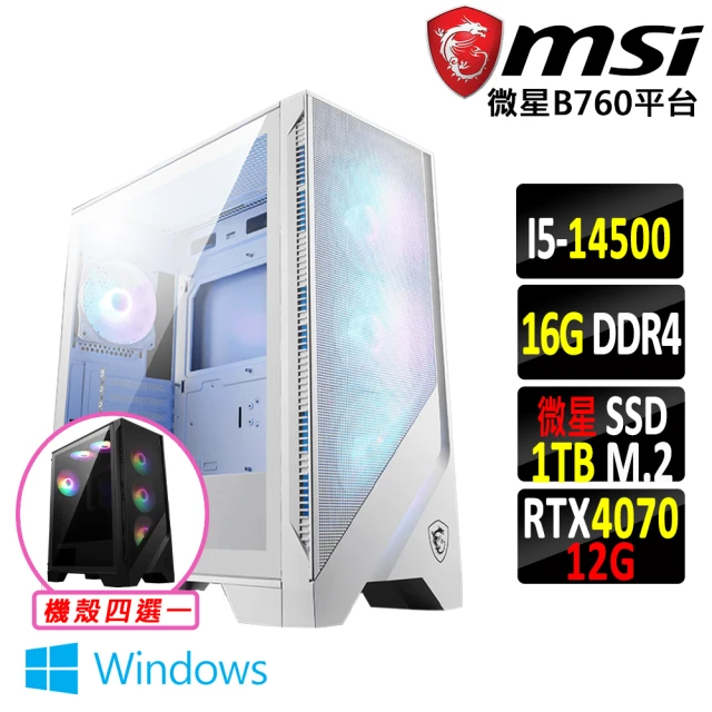 微星平台 i5十核 RTX4070TI SUPER {碧翼}