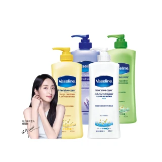 【Vaseline 凡士林】經典系列潤膚露400ml-4入(多款任選)