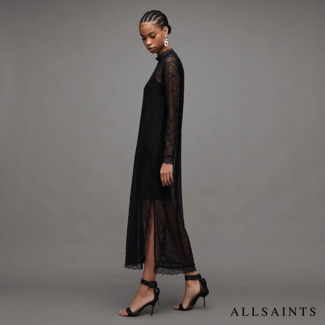 ALLSAINTS LEE 蕾絲拼接短袖T恤-白 WM033