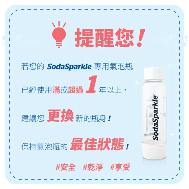 【SodaSparkle】氣泡水機專用CO2鋼瓶-96入(超值4入組)