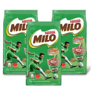 【MILO 美祿】巧克力飲品補充包1kg x3包組