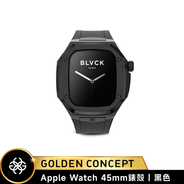 Golden Concept Apple Watch 45mm 保護殼 SPIII45 黑錶殼/黑錶帶(CONCEPT Ｘ BLVCK 限量聯名款)