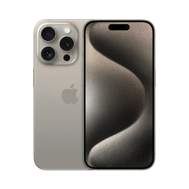 【Apple】iPhone 15 Pro(256G/6.1吋)(犀牛盾透明防摔殼組)