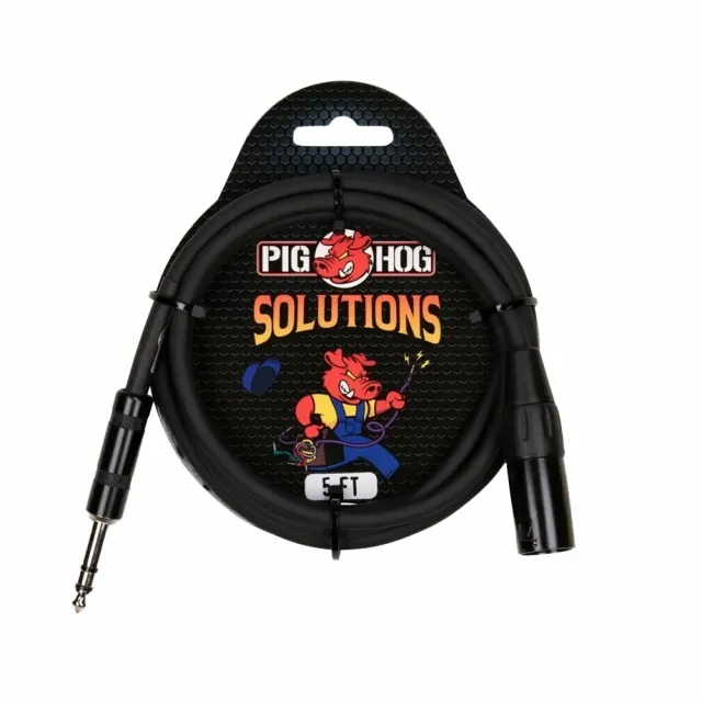【PIG HOG】PX-TMXM05 TRS 公 XLR 公 5FT 監聽喇叭線(公司貨保證)