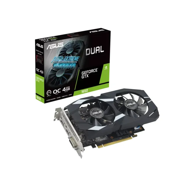 【ASUS 華碩】DUAL-GTX1650-O4GD6-P-EVO 顯示卡+華碩 TUF GAMING P1 鼠墊