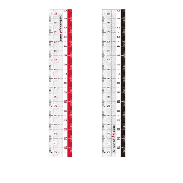 【SONIC】雙面止滑直尺15cm SK-7500(數學 尺 防滑 文具 開學)