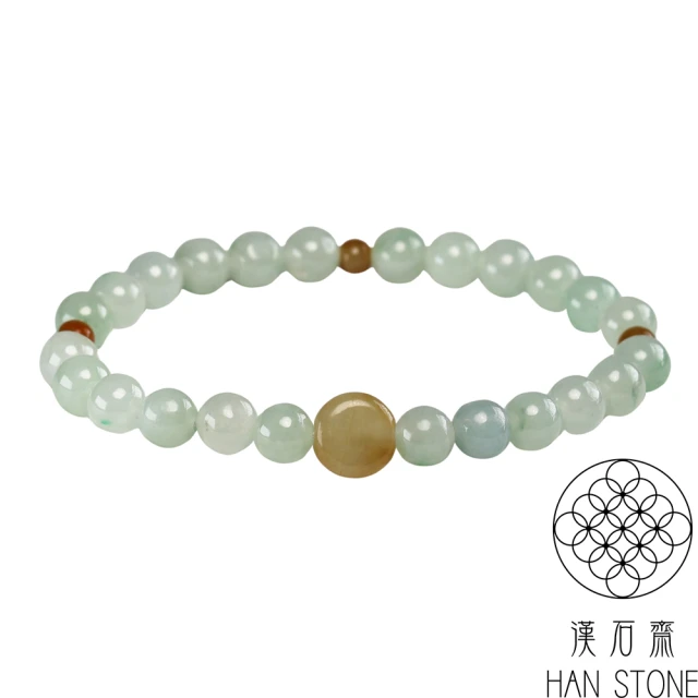 漢石齋 雙11 天然翡翠A貨 手鐲玉鐲 飄花種(手圍17.7