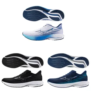 【MIZUNO 美津濃】WAVE RIDER 28 男款慢跑鞋 J1GC240401 J1GC240402 J1GC240406(慢跑鞋)