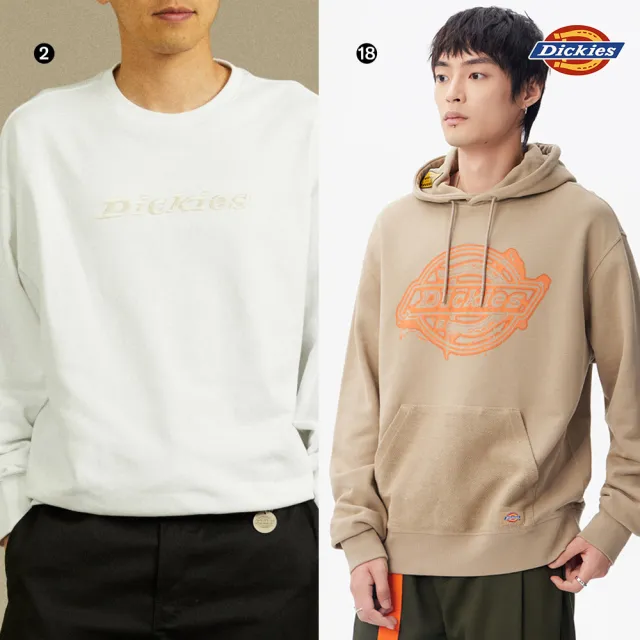 【Dickies】男女款大印花/logo刺繡休閒大學T/休閒棉褲(多款任選)