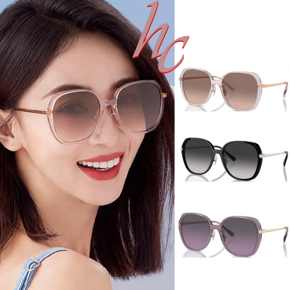 【COACH】吳謹言廣告款 亞洲版 時尚典雅大鏡面太陽眼鏡 HC8403D 多色款任選 公司貨