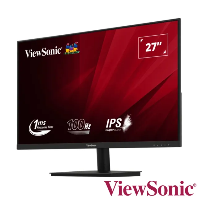 【ViewSonic 優派】VA270-H 27型 100Hz FHD廣視角螢幕(IPS/1ms/HDMI/VGA/抗藍光/零閃頻/)