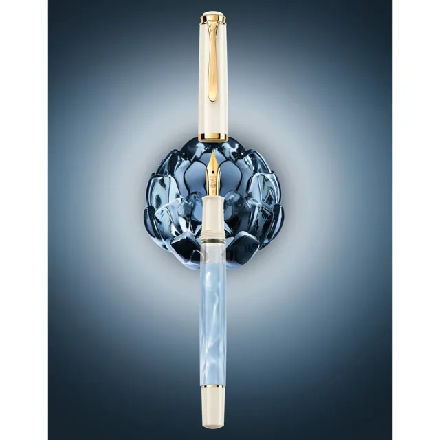 【Pelikan】百利金 M200 粉彩藍 鋼筆(送原廠4001大瓶裝墨水&手提袋)