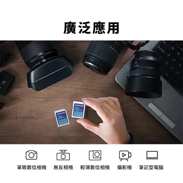 【SAMSUNG 三星】2024 PRO Plus SD 128GB記憶卡 公司貨(單眼 數位相機 攝影機 筆電)