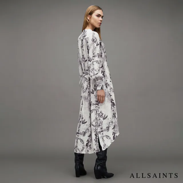 【ALLSAINTS】EILA AUDREY 人造絲花卉印花洋裝 WD365Z(常規版型)