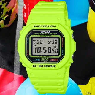 【CASIO 卡西歐】G-SHOCK 運動風 經典電子腕錶 618 年中慶 禮物(DW-5600EP-9)