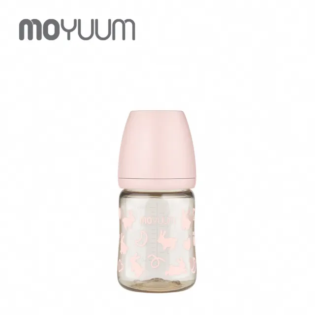 【MOYUUM】韓國 PPSU 設計款 寬口奶瓶 2入組(270ml*1+170ml*1)