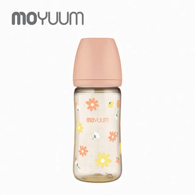 【MOYUUM】韓國 PPSU 設計款 寬口奶瓶 2入組(270ml*1+170ml*1)