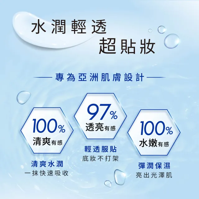 【NIVEA 妮維雅】三重防護輕透防曬凝乳40ml系列x3入組SPF50+(自然透亮/抗油不致痘/彈潤保水)