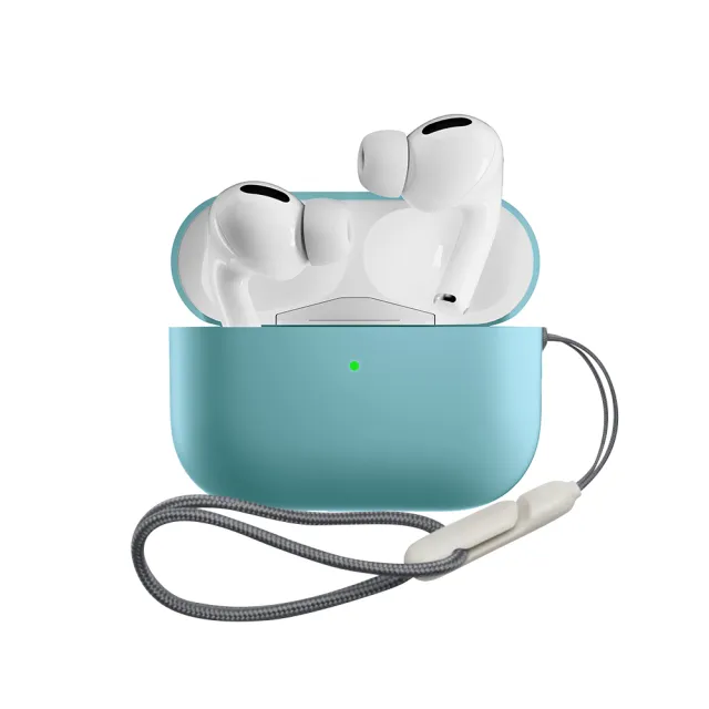 獨家保護套+掛繩組【Apple 蘋果】AirPods Pro 2 全新第二代 藍牙耳機搭配MagSafe充電盒(MQD83TA/A)