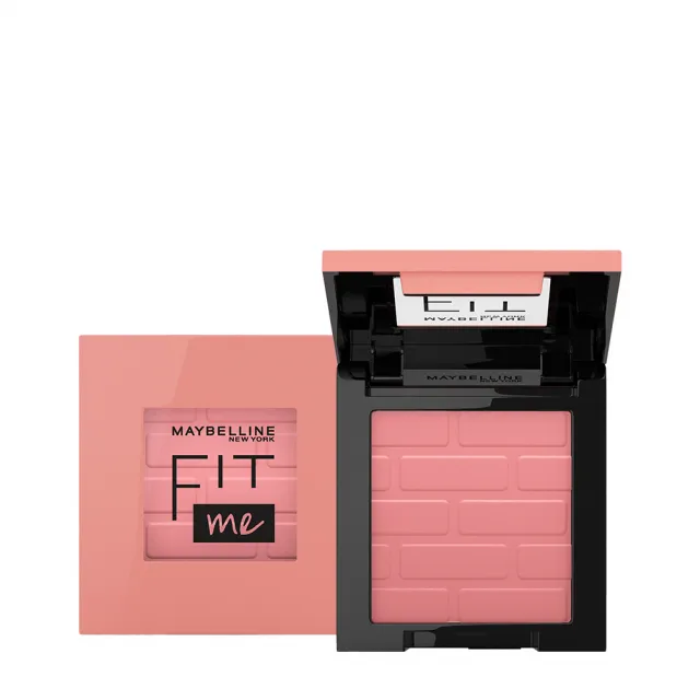 【MAYBELLINE 媚比琳】裸霧光持久水粉底35ml+FIT ME 漂染持色腮紅