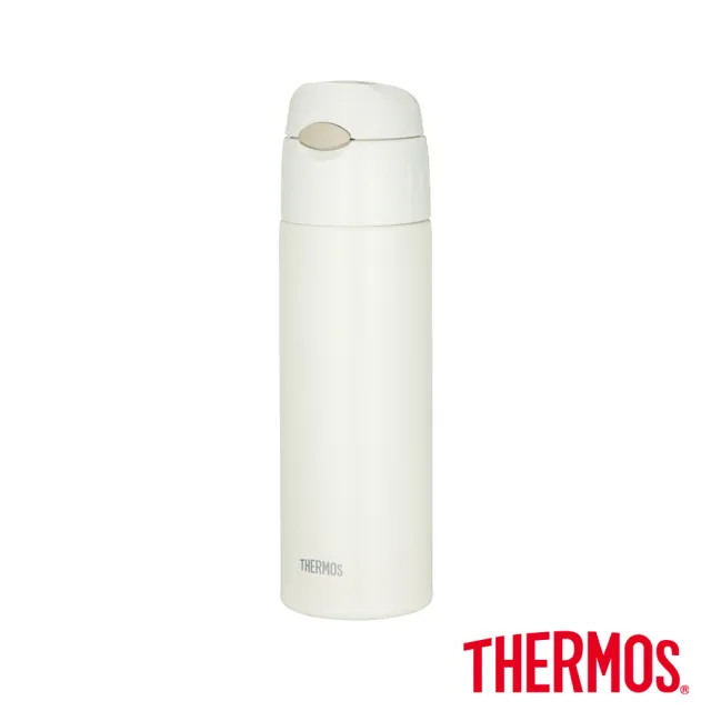 【THERMOS膳魔師】買1送1_不鏽鋼彈蓋吸管設計保溫杯550ml+550ml(FHL-551)(保溫瓶)