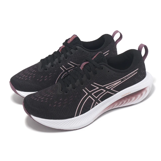 asics 亞瑟士 慢跑鞋 GEL-Excite 10 女鞋 黑 粉 緩衝 入門款 亞瑟膠 運動鞋 亞瑟士(1012B418007)