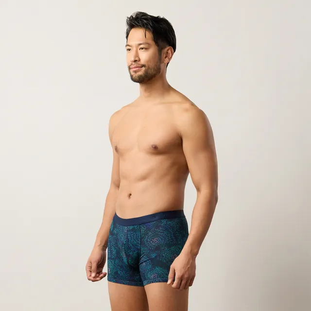 【Tani】男織帶印花平口褲(男天絲織帶印花四角內褲29211P1663)