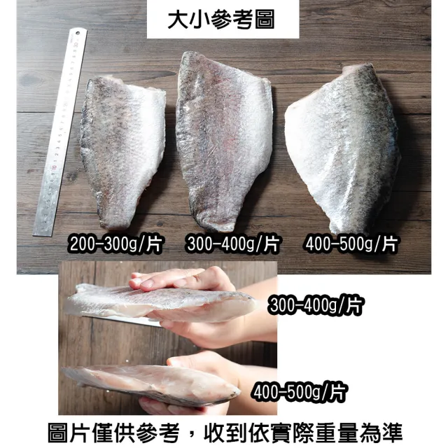 【鮮綠生活】台灣金目鱸魚片 2.4kg-三款組合重量任選(總重 2.4kg/組)