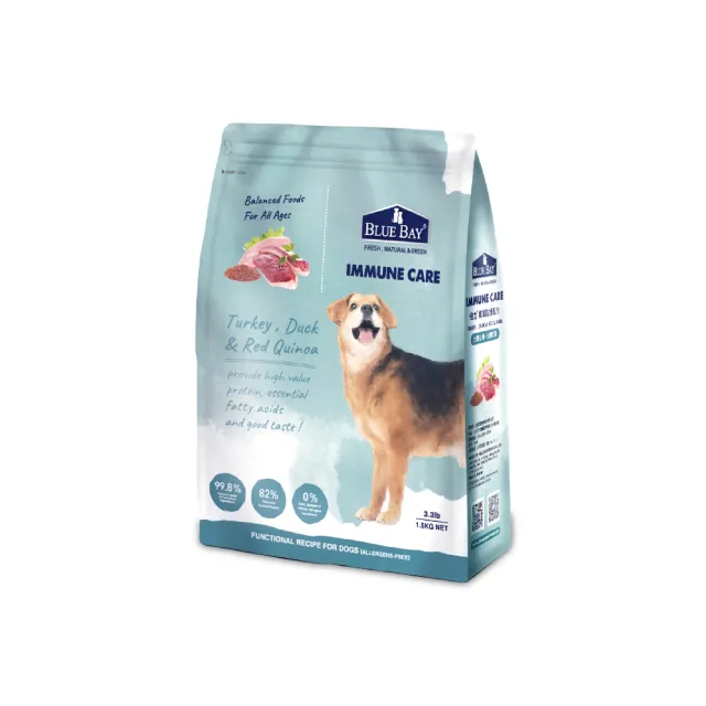 【Blue Bay 倍力】全護低敏狗飼料 機能加強 1.5kg(狗飼料/狗乾糧/犬糧)