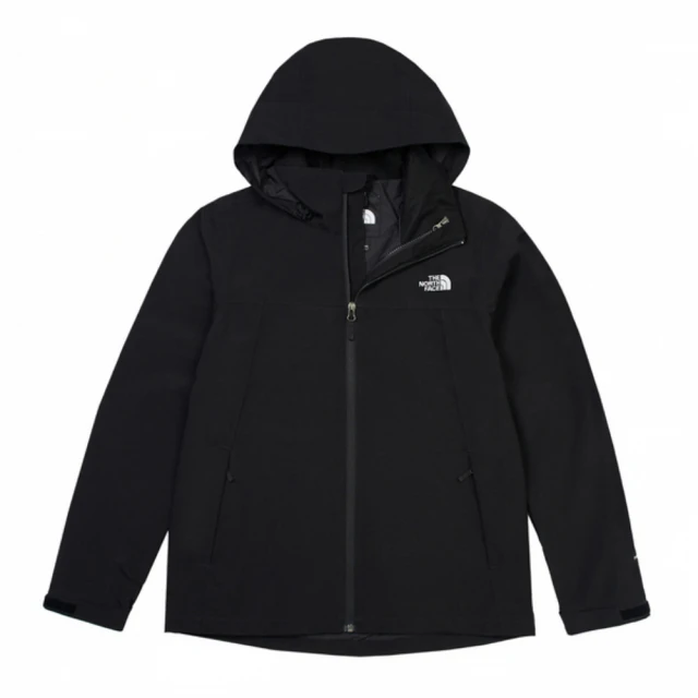 The North Face 外套 女款 運動連帽外套 防潑水 W SANGRO DRYVENT JACKET 黑 NF0A88FY4H0