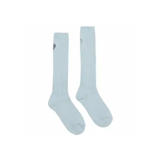 【MARDI MERCREDI】刺繡長襪 天空藍 海軍藍字LOGO 極簡 LONG SOCKS MRD LOGO