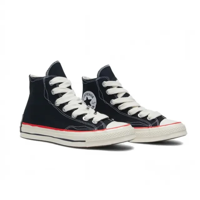 【CONVERSE】帆布鞋 男鞋 女鞋 運動鞋 高筒 CHUCK 70 HI BLACKWHITERED 黑 A09139C