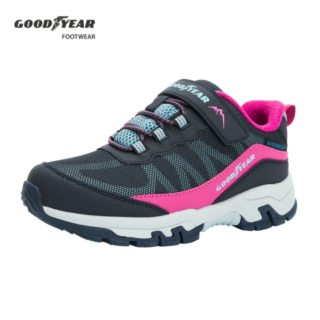 GOODYEAR 固特異 探秘野趣-防水戶外鞋/童段22-24cm 運動 爬山 郊山 登山 童鞋 深藍(GAKO48616)