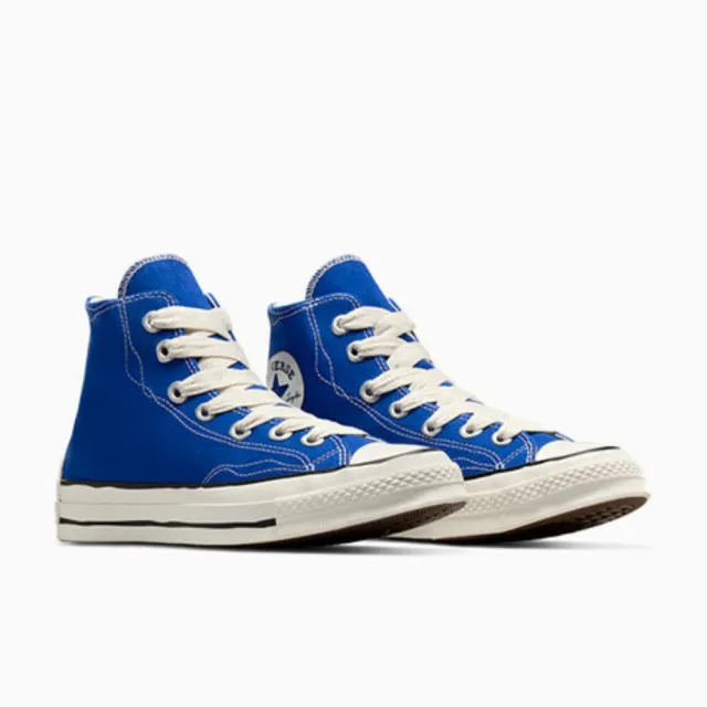 【CONVERSE】帆布鞋 男鞋 女鞋 運動鞋 高筒 CHUCK 70 HI BLUEWHITEBLACK 藍 A08523C