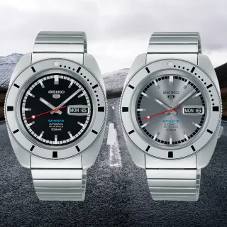 【SEIKO 精工】5 Sports系列 限量 復刻重現 機械腕錶 618 年中慶 禮物(兩款可選)