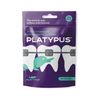 【台隆手創館】Platypus Orthodontic Flosser 新矯正齒專用牙線(30入裝)