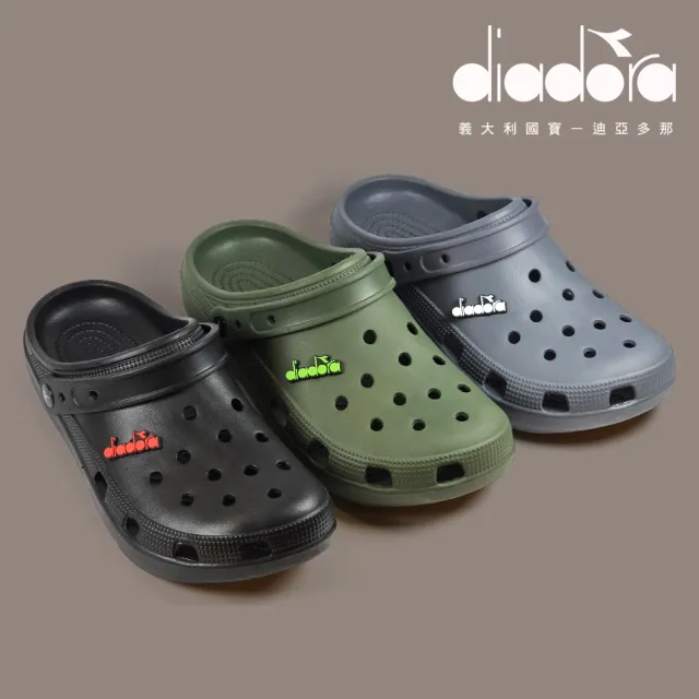 【DIADORA】男段防滑洞洞鞋 拖鞋 休閒鞋 防水鞋(DA73375/DA73376/DA73377)